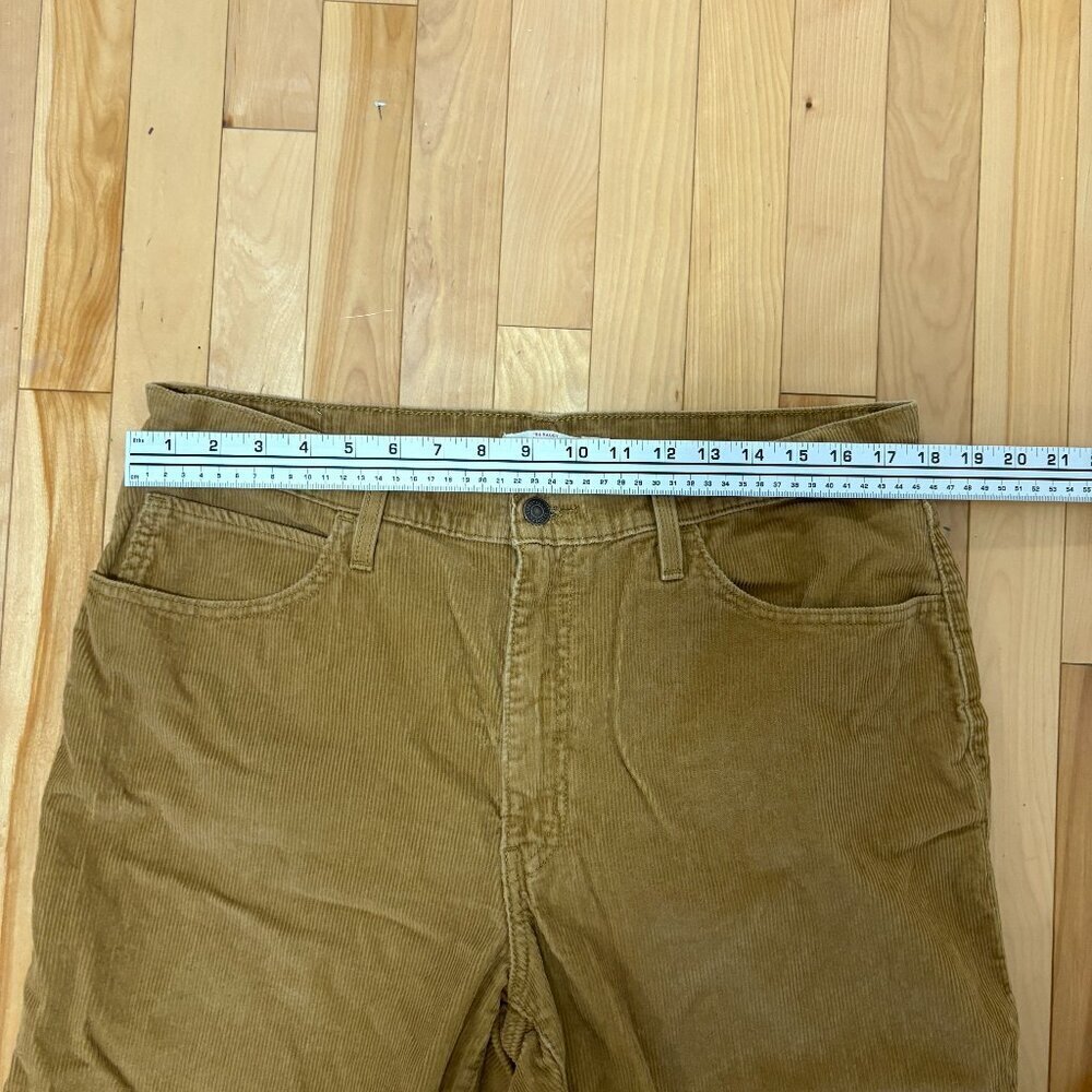 Levi's Brown Corduroy Pants 94 BAGGY sz 33 Preppy 90s style cottage core - Picture 12 of 14